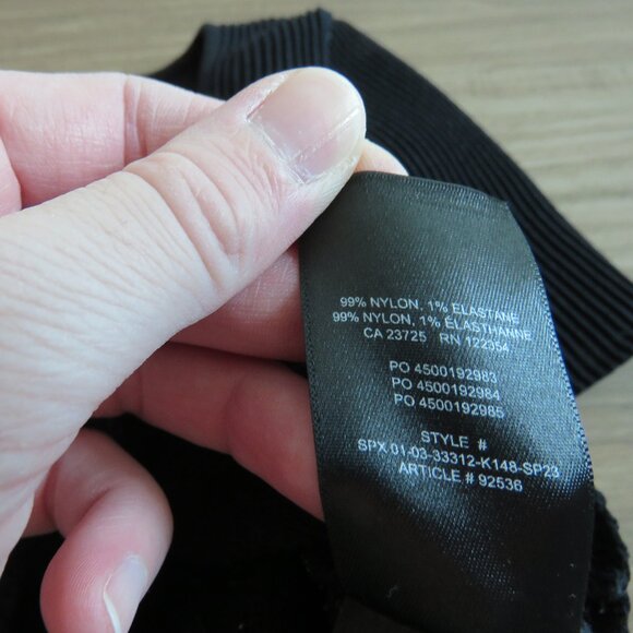 Aritzia Black Ribbed Crop Top - Picture 13 of 13